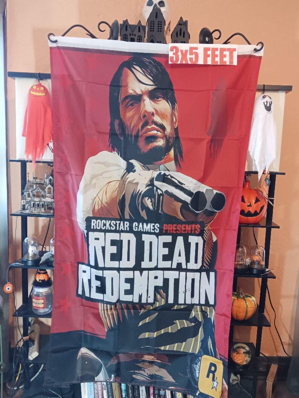 Red Dead Redemption 3X5 Feet Flag Banner Video Game Cover Design